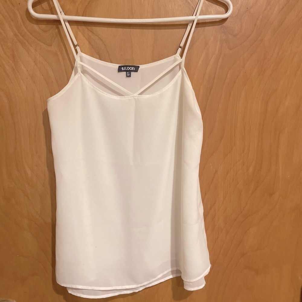 White camisole double layered